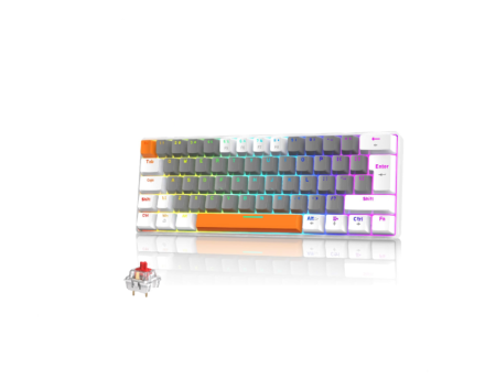 كيبورد ZIYOU LANG T60 60% Mechanical Keyboard - Honeybee / Red Switch <br> <span class='text-color-warm'>سيتوفر قريباً</span>