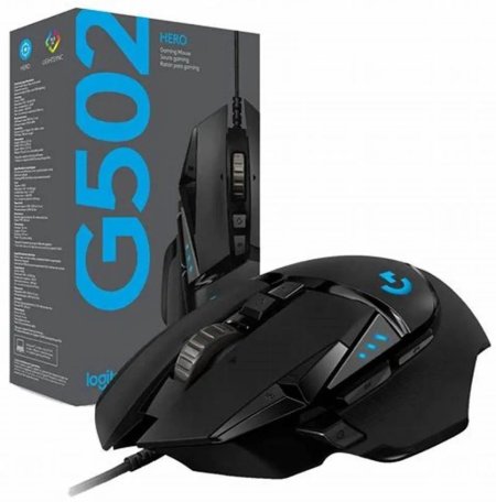 MOUSE LOGITECH G502 HERO GAMING RGB